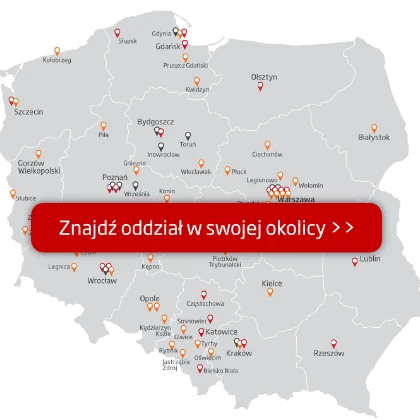 znajdź oddział - mapka